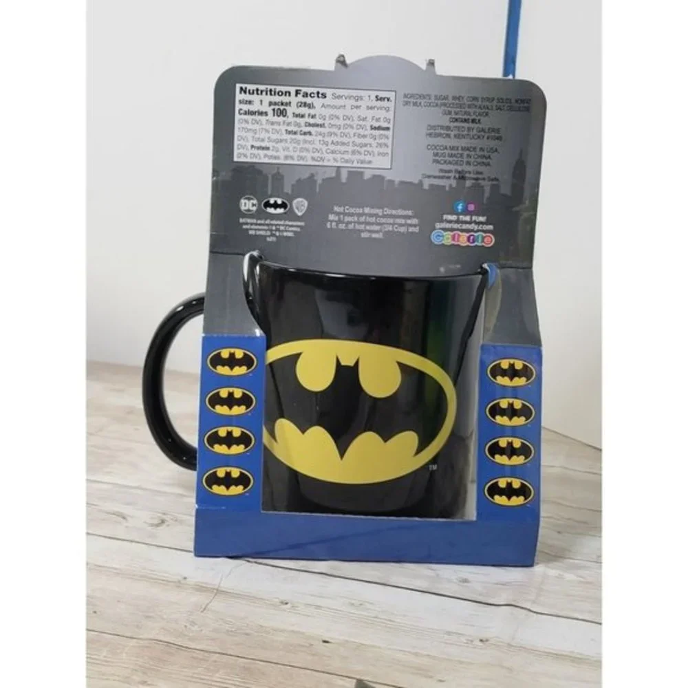 Batman‎ Galerie Large 14 oz. Ceramic Coffee Mug NEW (no cocoa mix)